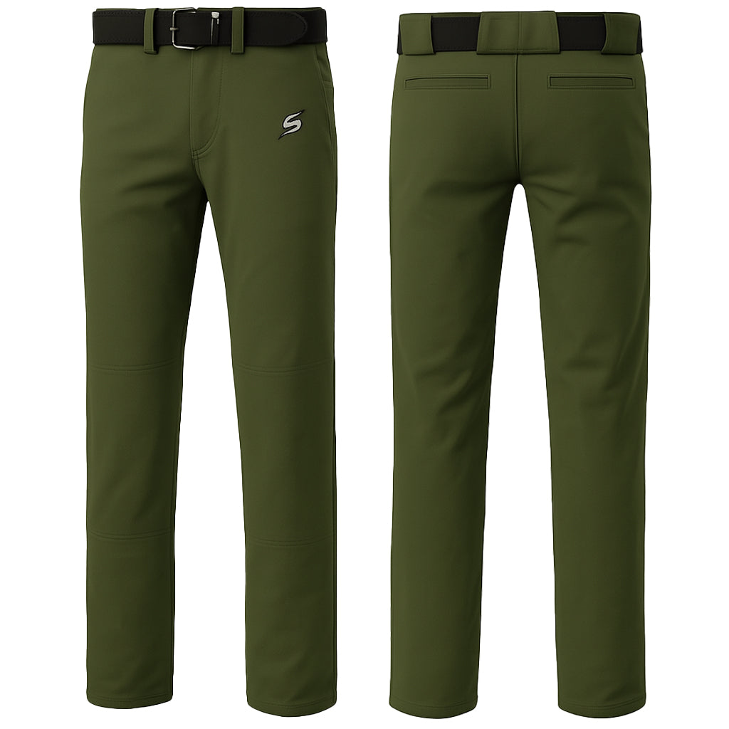 STACKED GAME DAY PANTS - GREEN