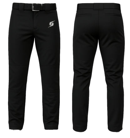 STACKED GAME DAY PANTS - BLK
