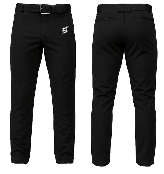 STACKED GAME DAY PANTS - BLK