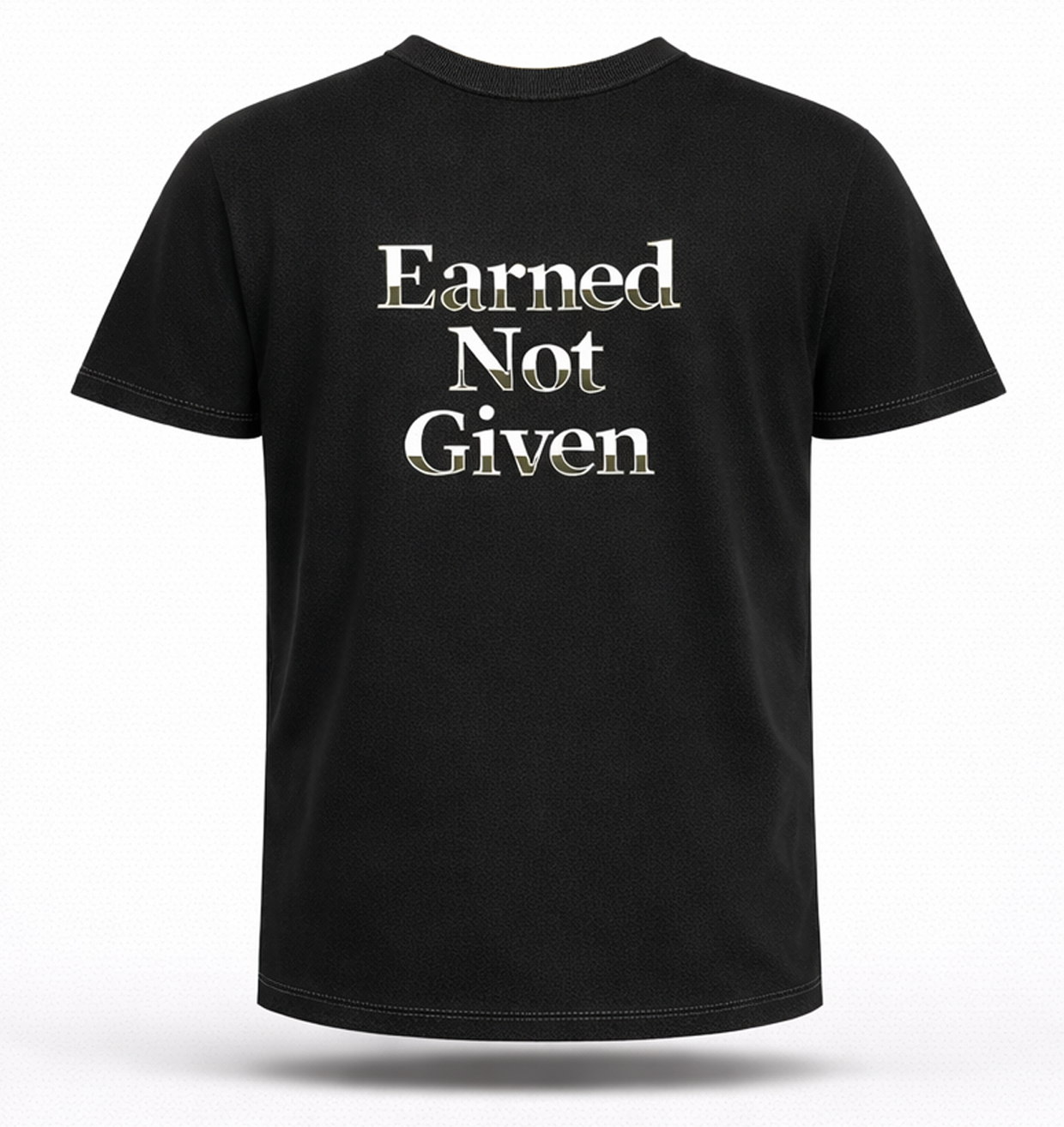 S'26 STACKED "EARNED" PRACTICE TEE